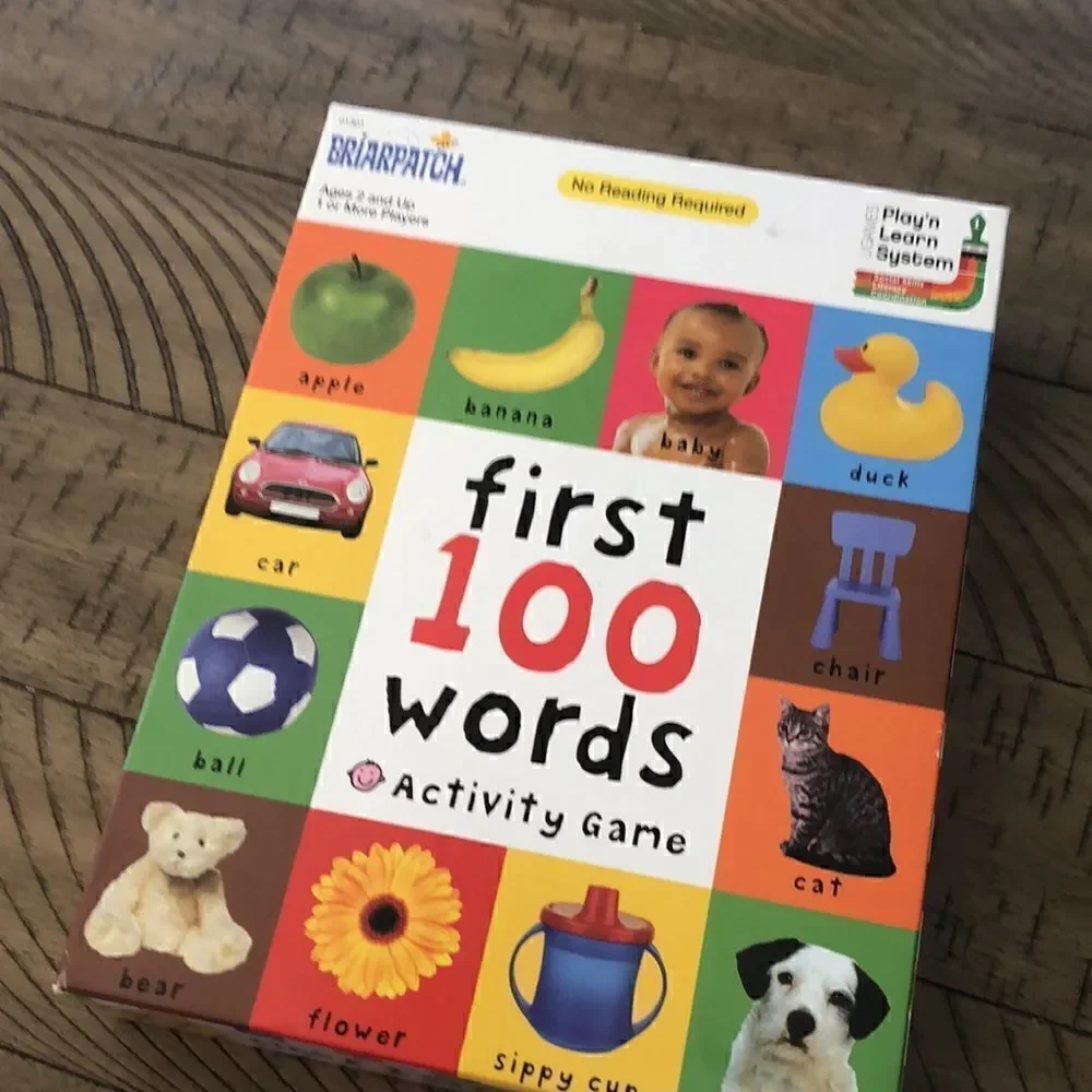 First 💯 Words Activity Game by BriarPatch No Reading Required Fun🤩 4 Wee Ones!